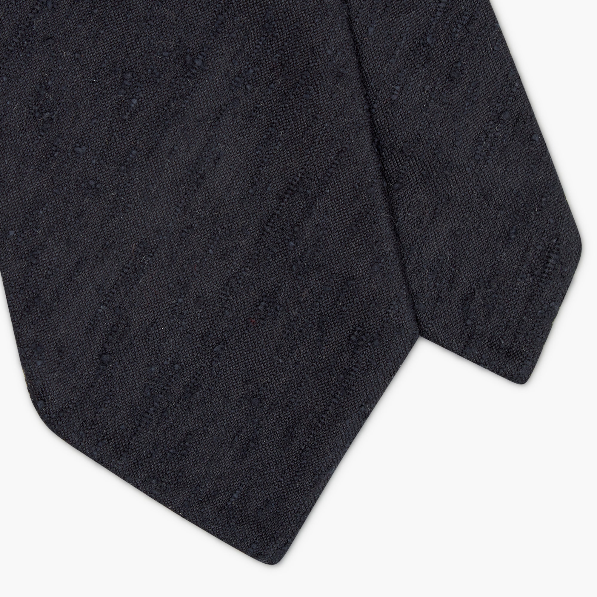 3-Fold Shantung Silk Tie - Blue