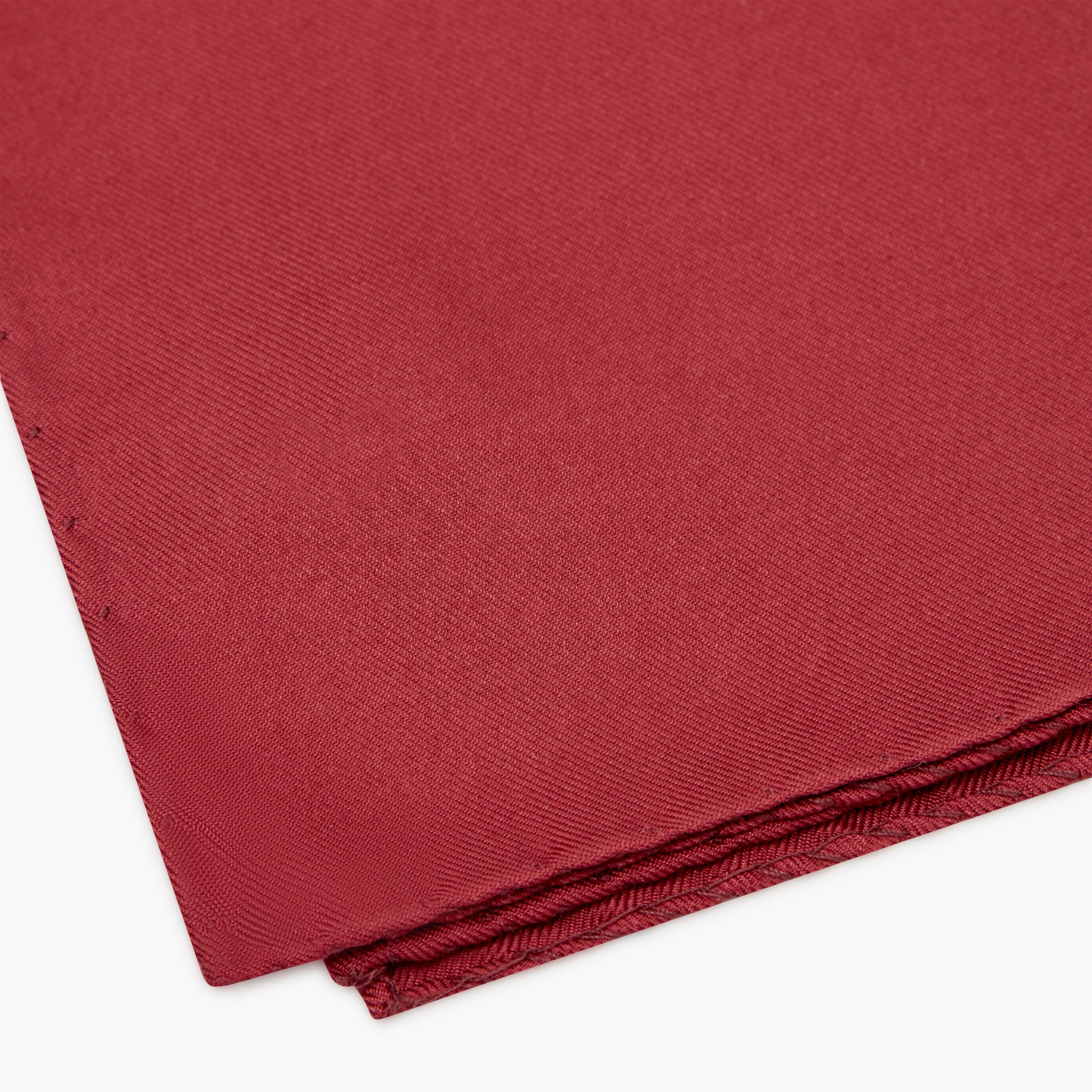 Silk Pocket Square - Burgundy