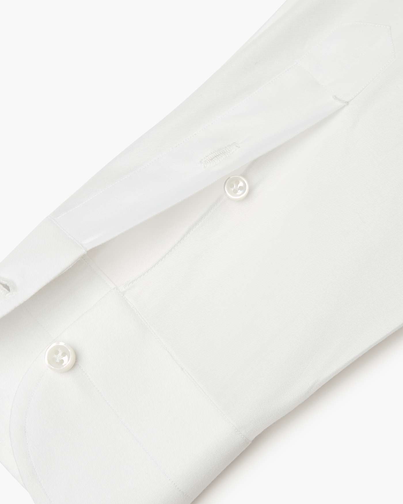 Camicia Classica Sartoriale in Cotone Collo Cutaway - Bianco